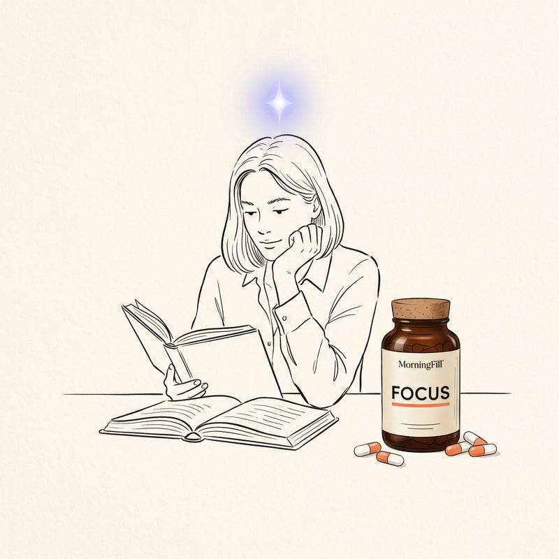 MorningFill Premium Supplements — Brain and focus capsules for mental clarity