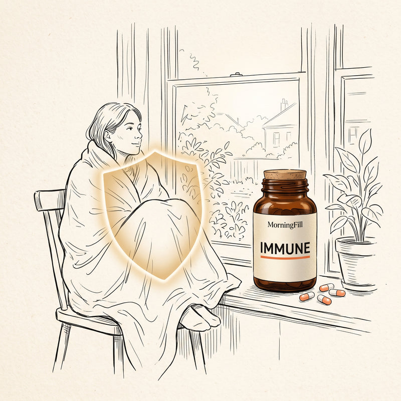 MorningFill Premium Supplements — Immune support capsules for seasonal wellness