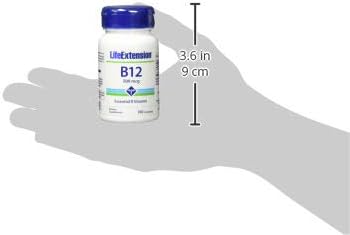 Life Extension Vitamin B12 Methylcobalamin 500mcg - Vitamin B12 Supplement for General Energy and Brain Health - SugarFree Vegetarian Lozenges Dissolve in Your Mouth/Once Daily - 100 Count (Pack of 2)
