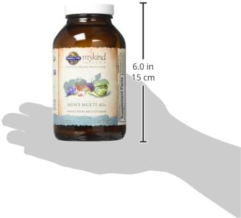 Garden of Life Organics Whole Food Multivitamin - Men 40+ 120 Tablets, Vegan Mens Multi for Health & Well-Being Certified Organic Whole Food Vitamins & Minerals for Men Over 40 Mens Vitamin(Pack of 2)