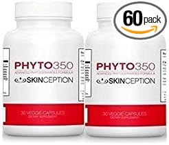 Skinception Phyto350 Advanced Phytoceramides Formula (30 ct) - 1 Month Supply - 2 Pack