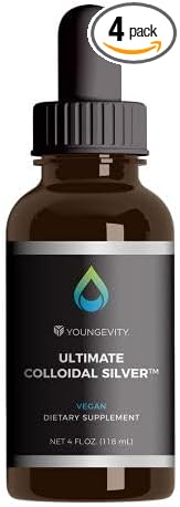 Youngevity Ultimate Colloidal Silver Plus (4 Fl Oz -Pack of 4)