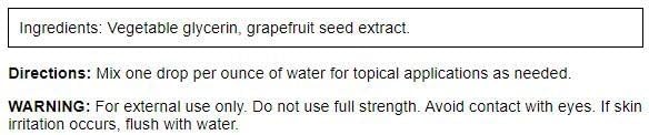 Swanson Concentrated Grapefruit Seed Liquid Extract 1 fl Ounce (29.6 ml) Liquid