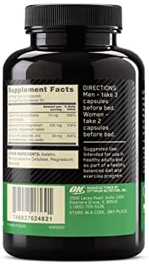 Optimum Nutrition Muscle Recovery and Endurance Supplement for Men and Women,Zinc-and Magnesium Supplement,180 Count (Pack of 2)