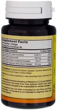 Nature's Blend Super Antioxidant Aces 60 Sgels