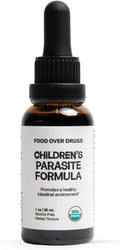 Food Over Drugs Children's para Formula – Organic Cleanse for Children & Toddlers – Natural Gentle Herbal Tincture for Digestive Balance – Safe Daily Formula for Kids Intestinal Wellness
