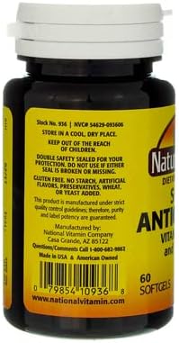 Nature's Blend Super Antioxidant Aces 60 Sgels