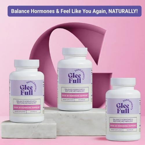 GleeFull Over 30 Hormone Support - Menopause Supplements for Women - Hormone Support for Women