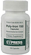 Poly-Iron 150 Capsules Compares To Niferex 150, 100 ea