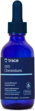 Trace Minerals Ionic Chromium - Liquid Chromium Drops for Metabolism, Muscle & Energy Support - Boron, Chloride & ConcenTrace - Natural & Bioavailable - Vegan & Gluten-Free - 2 fl oz (48 Servings)