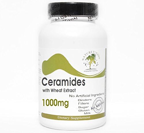 Ceramides with Wheat Extract 1000mg ~ 180 Capsules - No Additives ~ Naturetition Supplements