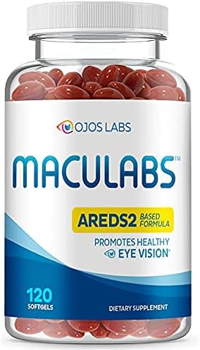 Eye Vitamins - AREDS 2 Based Formula - Eye Vitamin with Lutein & Zeaxanthin for Macular Health - Vision Supplements for Adults - 120 Softgels Support & Care for Eyes - Made in USA