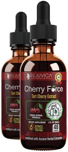 Advanced Tart Cherry Extract - Real Tart Cherries - Rich in Phytonutrients - Liquid Extract for Better Absorption