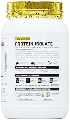 Jocko Fuel Whey Protein Isolate Pro Series, Caramel, 25g Low Lactose Whey + Beef Collagen, with Digestive Enzymes + Probiotics, 4.7g BCAAs, Low Carb, 25 Servings