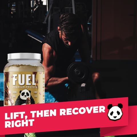 Underground Bio Labs Panda Fuel Premium Protein Whey,Hydrolyzed Collagen,Casein,Probiotics, Enzymes, Keto Friendly,Time Release, 25 Servings (2.5 Pound, Chocolate Ice Cream)