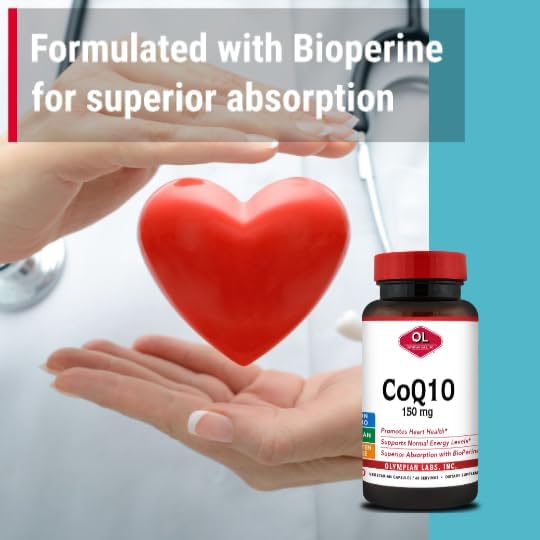 Olympian Labs Coq, 150mg, 60 Capsules (Packaging May Vary)