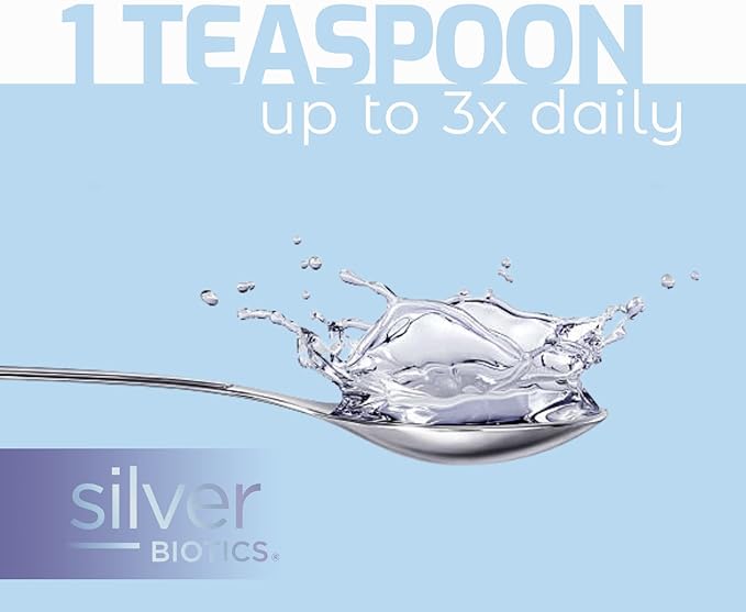 Silver Biotics Multivalent SilverSol Technology Ag₄O₄ 10 PPM Immune Support | Bio-Hacking Immune Building Natural Support | 16 Fl Oz