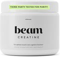 BEAM Creatine Monohydrate Powder – 5g Micronized Creatine Monohydrate, Third Party Tested Creatine for Women & Men, Muscle Strength, Growth, Recovery & Cognitive Support, Unflavored, 30 Servings