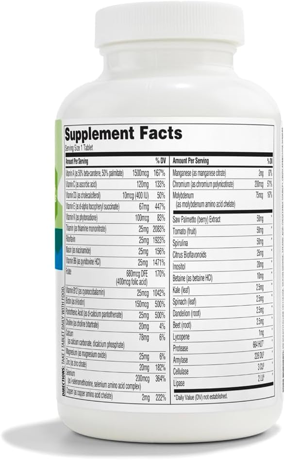 365 by Whole Foods Market, Men's One Daily Multivitamin Tablets, 180 Count