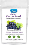 One Planet Nutrition Nano Grape Seed Powder 8 oz (227 Servings) - Nano Particle Size Vitis Vinifera Extract for High Absorption - Supports Skin & Cardiovascular Health - Non GMO, Vegan, Gluten Free