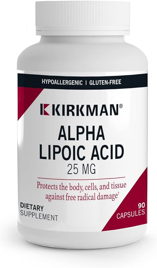 Alpha Lipoic Acid 25 mg Capsules - Hypo - 90 ct