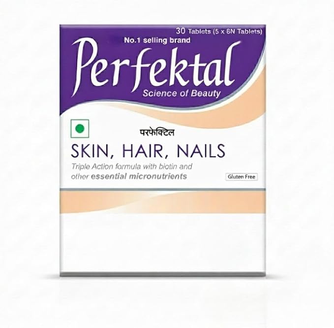 Hair Skin Nail Supplement Triple Action Formula enriched with Biotin, Zinc, Selenium,Grape Seed Extract, for Healthy Skin, Hair, and Nails | Gluten Free Vegetarian Tablets(Pack of 1)
