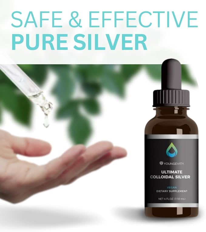 Youngevity Ultimate Colloidal Silver Plus (4 Fl Oz -Pack of 4)