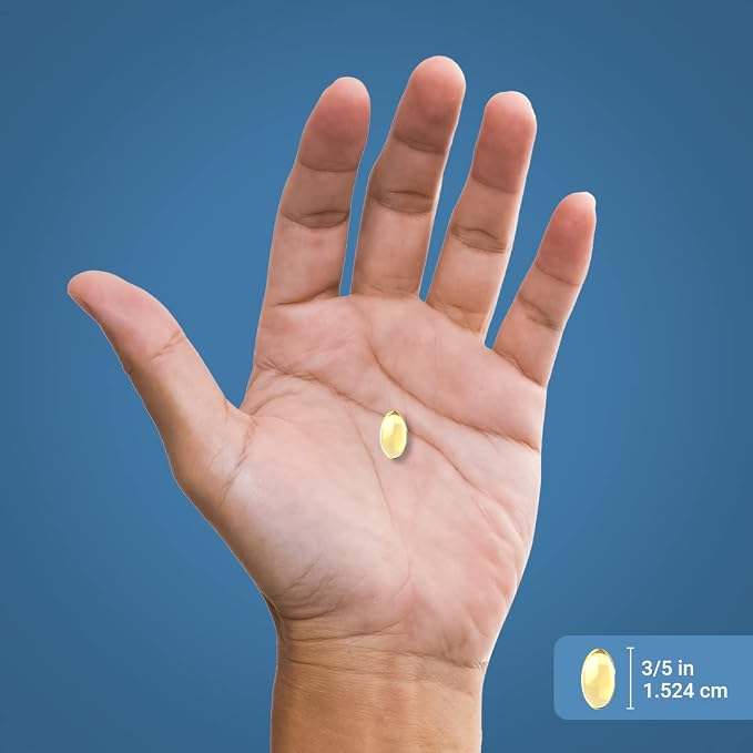 Piping Rock Mini Fish Oil 1340mg | 200 Softgels | Omega-3 Supplement for Men & Women | Lemon Flavor | Non-GMO and Gluten Free