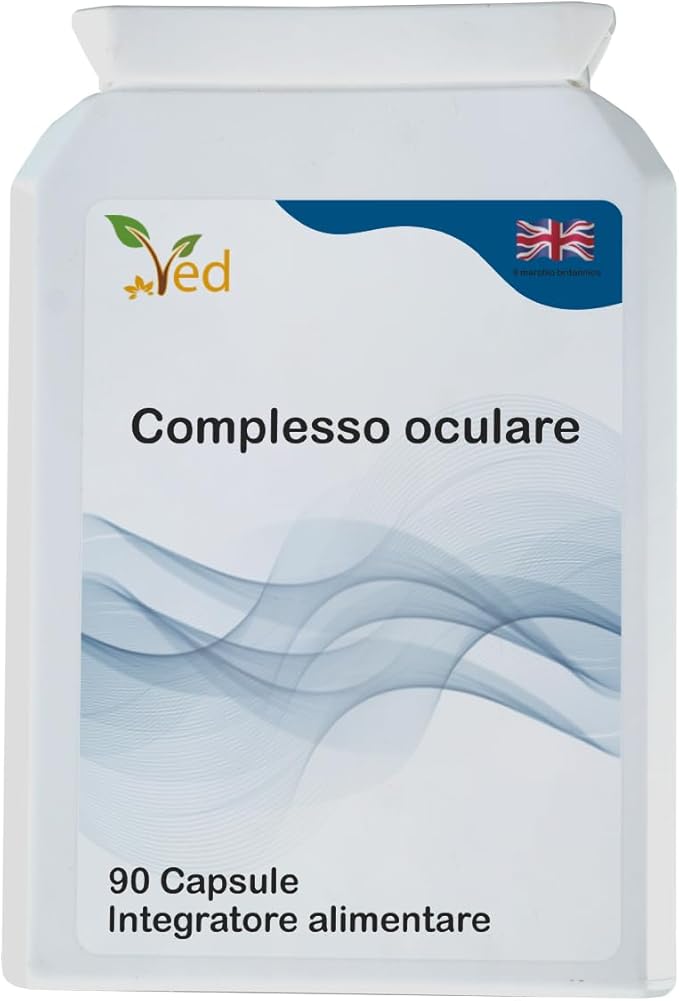 Ved Eye Complex, Lutein, Meso-Zeaxanthin, Zeaxanthin, NZ Blackcurrant, Bilberry, Goji Berry, 90 Vegan Capsule (3 Months Supply)