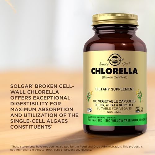Chlorella 520mg Solgar 100 VCaps