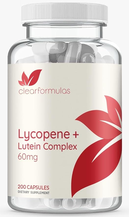 Lutein & Lycopene Carotenoids Supplement - High Absorption Lutein and Lycopene Supplements for Men & Women for Antioxidant Skin and Eye Health Support - Formulated in American cGMP Lab (200 Capsules)