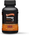 Barlean's Ideal Omega Max 3 Fish Oil Supplements, 1000 mg Softgels, EPA and DHA Fatty Acid Pills for Men and Women, Orange Flavor, 60 Count