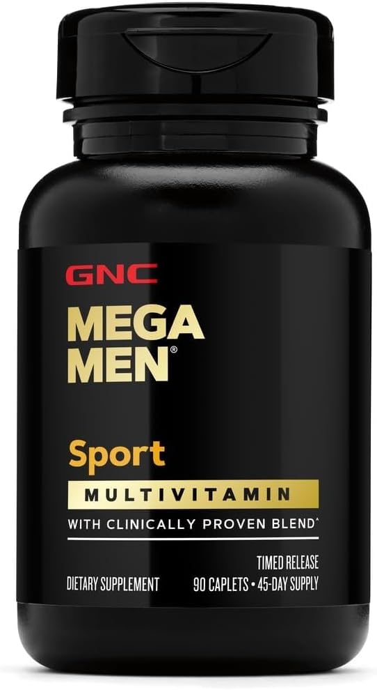 GNC Mega Men Sport Multivitamin | Performance, Muscle Function, and General Health | 90 Count