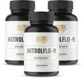 Golden After 50 NitrolFlo-9 - Nature-Powered Nitric Oxide Supplement with Pomegranate Extract, Grape Seed, and S7 - Supports Nutrient Circulation and Optimal Energy - 3 Bottles