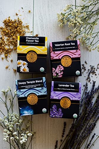 Buddha Teas Organic Valerian Root Tea - OU Kosher, USDA Organic, CCOF Organic, 18 Bleach-Free Tea Bags