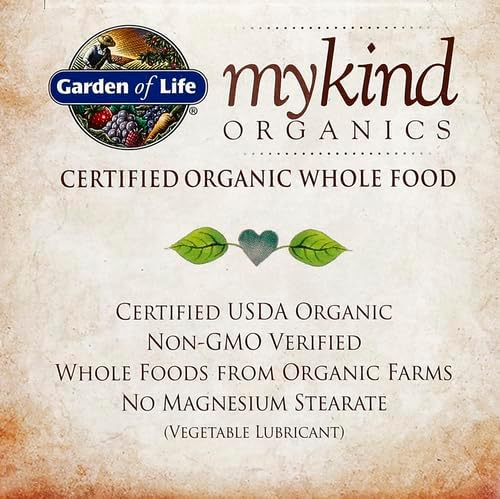 Garden of Life Organics Whole Food Multivitamin - Men 40+ 120 Tablets, Vegan Mens Multi for Health & Well-Being Certified Organic Whole Food Vitamins & Minerals for Men Over 40 Mens Vitamin(Pack of 2)
