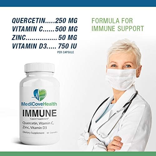 Ivory Caps Immune Support: Quercetin, Vitamin C, Zinc, Vitamin D3