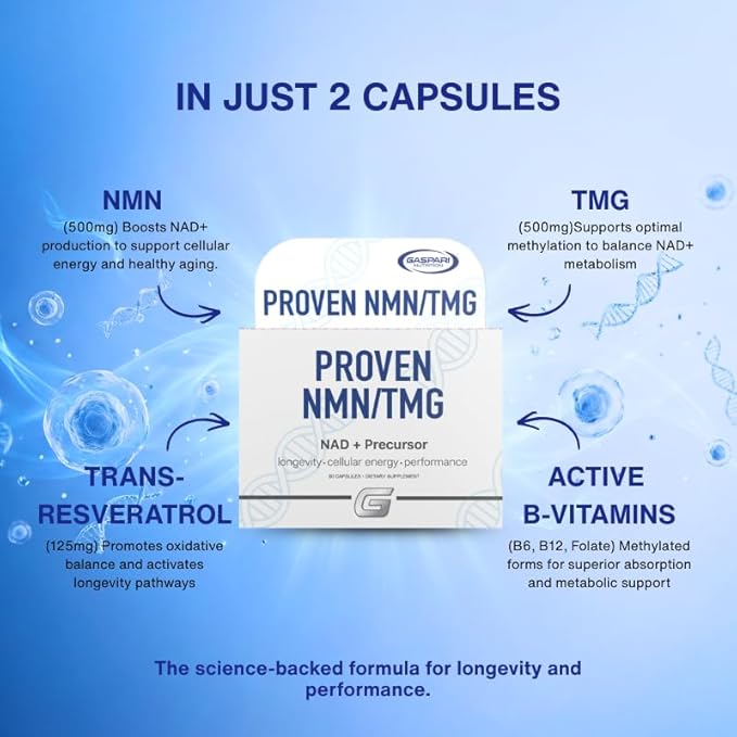 Gaspari Nutrition NMN & TMG Supplement USA