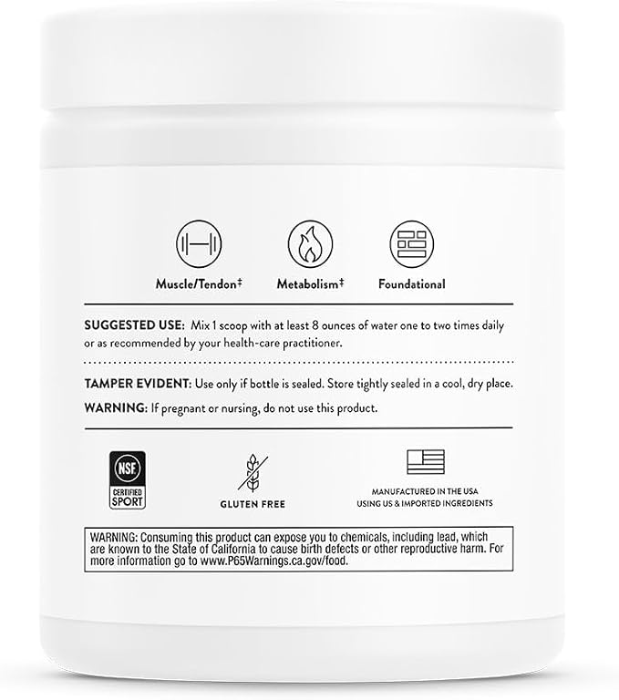 THORNE - Performance Power Duo - Amino Complex + Creatine Combo for Energy, Lean Muscle, and Endurance - NSF Certified for Sport - 30 to 90 Servings