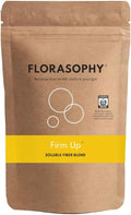 Firm Up Organic Soluble Fiber Supplement for Digestive Gut Health, Diarrhea Control & IBS Relief, Gluten Free Vegan Prebiotic Powder, One Month Supply