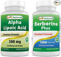 Best Naturals Alpha Lipoic Acid 300 mg & Berberine Plus 1000 mg