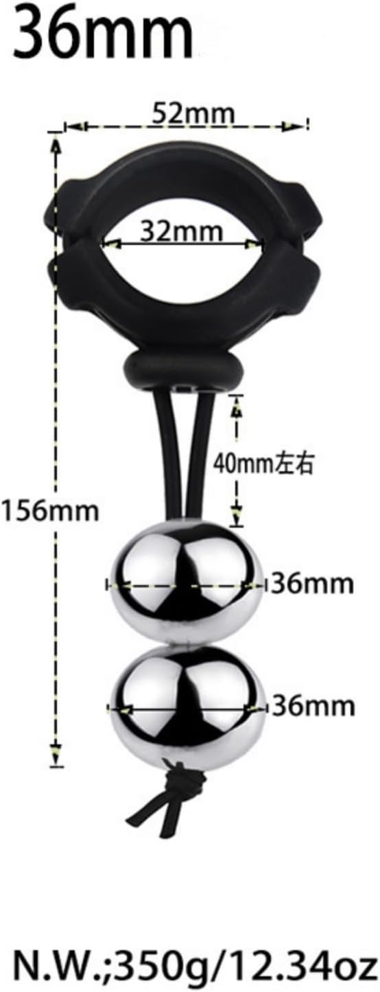 Men's Weight Training Accessories Set of 3 with Metal Pendants, Build Endurance and Strength-USRF1403 (Double Pendant, 3PCS(3.6cm))