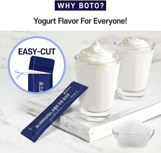 BOTO Korean Care it Probiotics Natural Prebiotics Proline Breast Milk Lactobacillus, Colon Cleanse, Immunity Support - 1 Month (30 of Pack, PostBiotics)