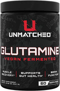 Unmatched Vegan Fermented Glutamine | Plant-Based Fermentation | High Purity, Allergen Free | Muscle Recovery, Gut & Immune Support | 60 Servings (Unflavored)