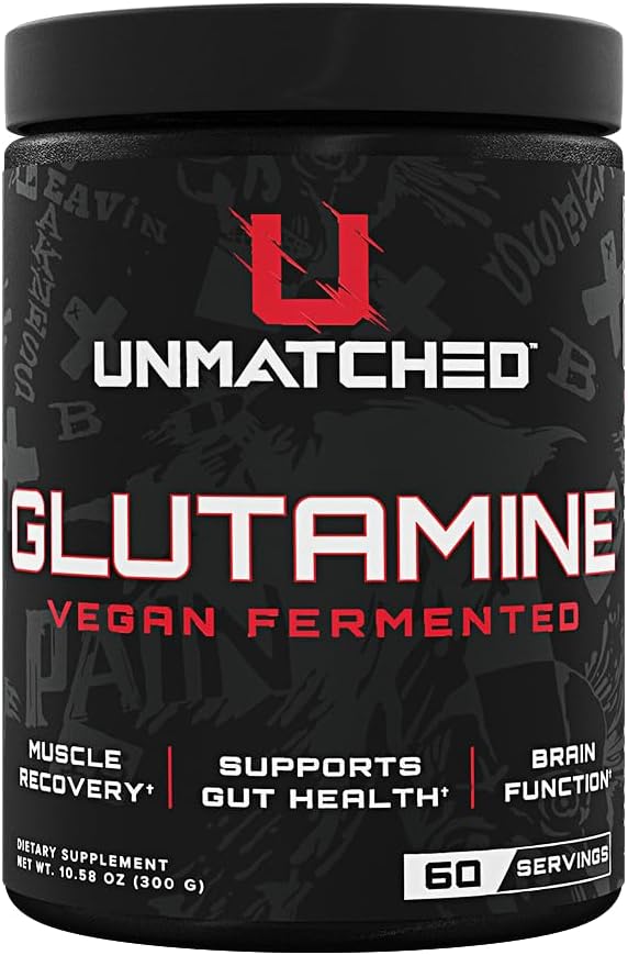 Unmatched Vegan Fermented Glutamine | Plant-Based Fermentation | High Purity, Allergen Free | Muscle Recovery, Gut & Immune Support | 60 Servings (Unflavored)