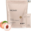 ProMix Nutrition Debloat Prebiotics and Probiotics, Bloating Relief for Women, Gut Cleanse Detox for Men and Immune Support - White Peach - 30 Servings (Pack of 30)