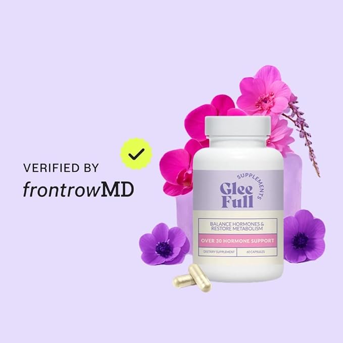 GleeFull Over 30 Hormone Support - Menopause Supplements for Women - Hormone Support for Women
