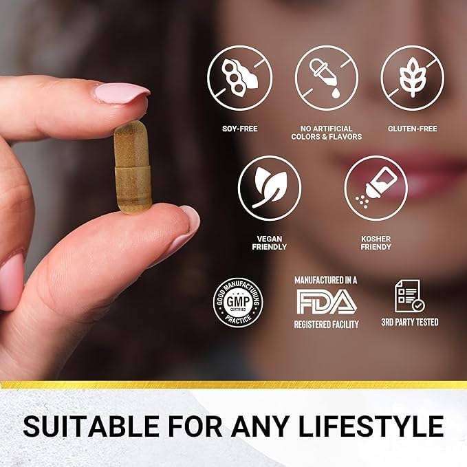 Golden After 50 NitrolFlo-9 - Nature-Powered Nitric Oxide Supplement with Pomegranate Extract, Grape Seed, and S7 - Supports Nutrient Circulation and Optimal Energy - 6 Bottles