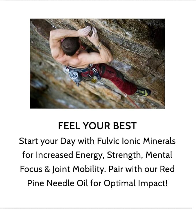 Optimally Organic Water Extracted Fulvic Ionic Minerals X350 - Patented BioActive Fulvic Acid, Humic Acid, Trace Minerals, Electrolytes & Essential Amino Acids - 8+ Month Supply!