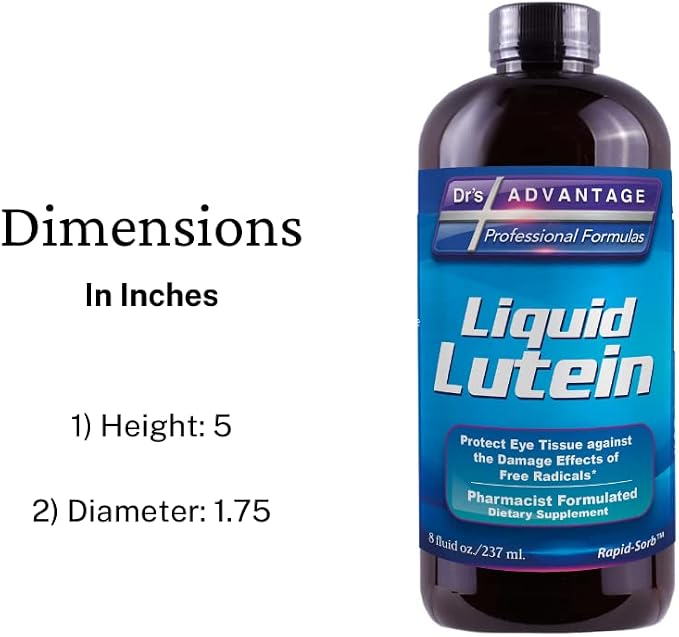Liquid Lutein Supplement 8 FLOZ